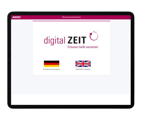 Besucherverwaltung in AVERO® – Self-Check-In Terminal