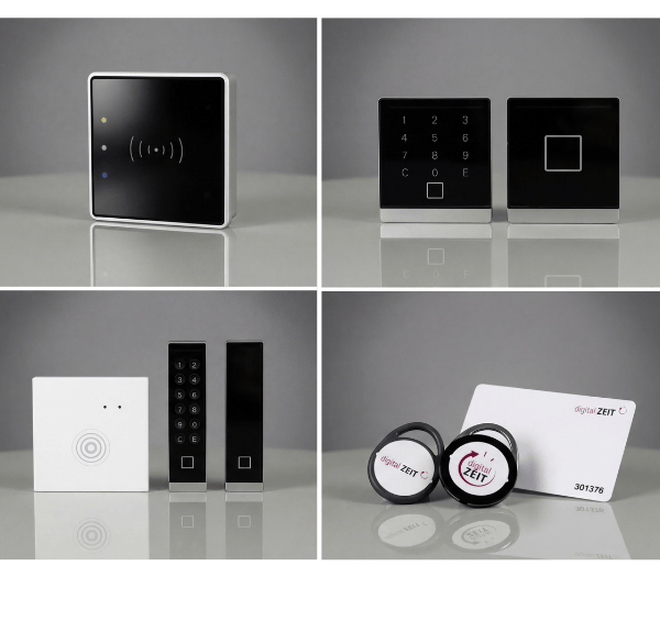 RFID-Leser und Ausweise für Zutrittskontrolle – AVERO® von digital ZEIT