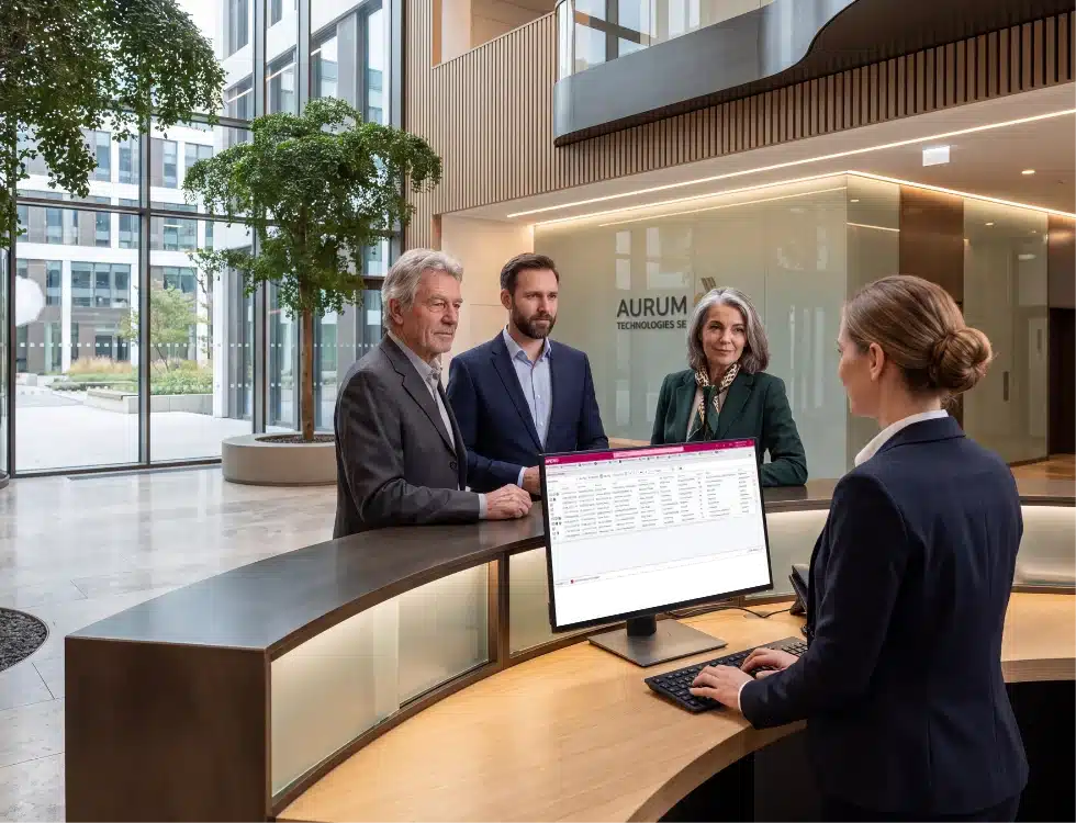Besucherübersicht-Compliance-Audit Self-Check-In Terminal für Besucherverwaltung