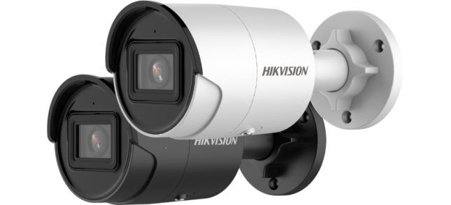Hikvision Kamera schwarz und weiß